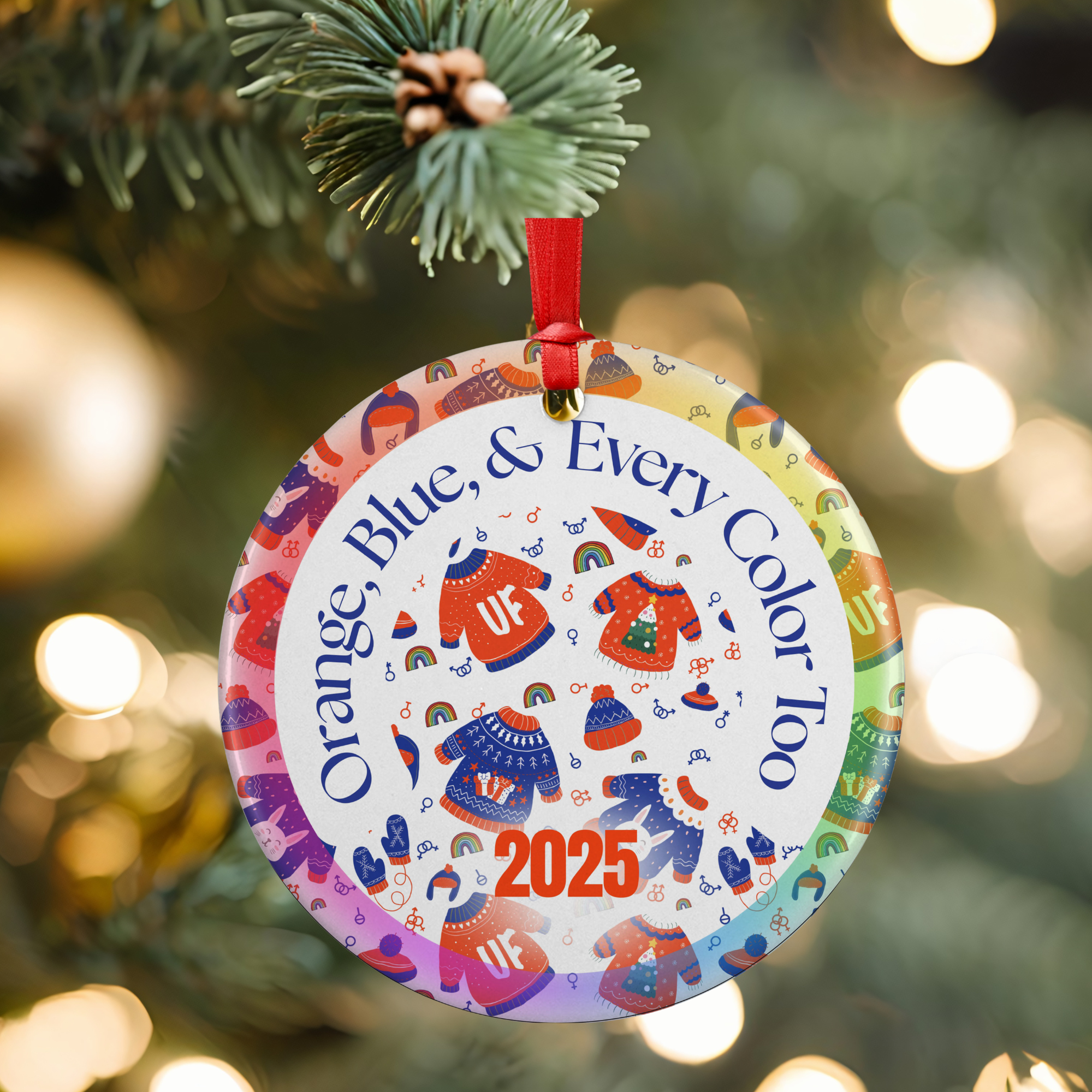 Buy All 3 UF LGBTQ+ Commemorative Ornament via Our Bundle
